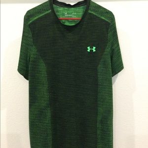 UnderArmour Threadborne Tee in Awesome Green.
